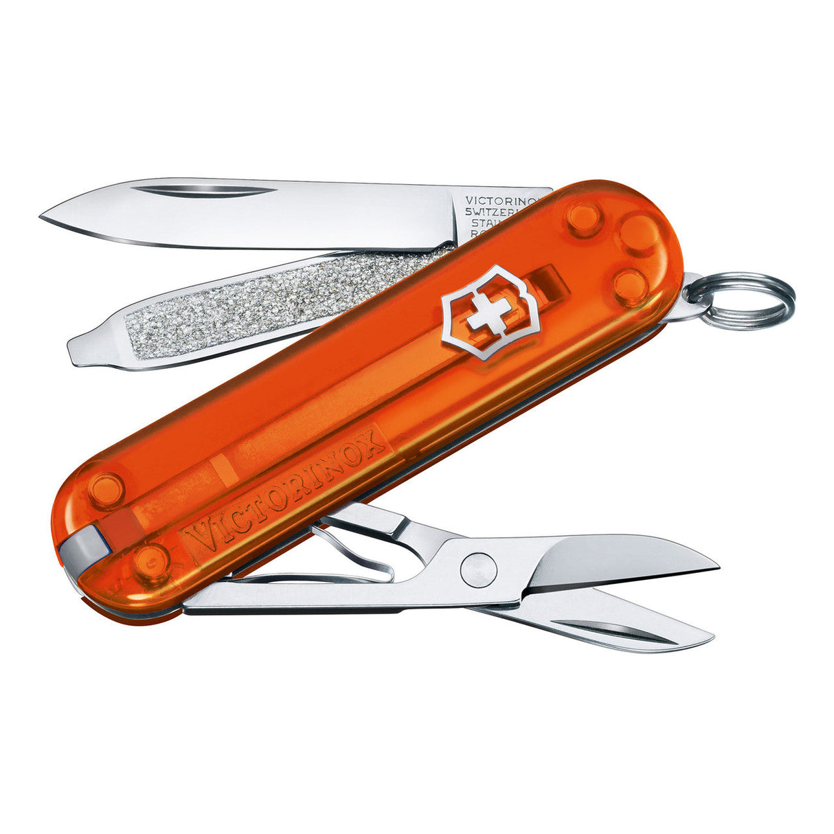 Victorinox Classic SD Knife Fire Opal 35964 Stylish Seven Function Tool