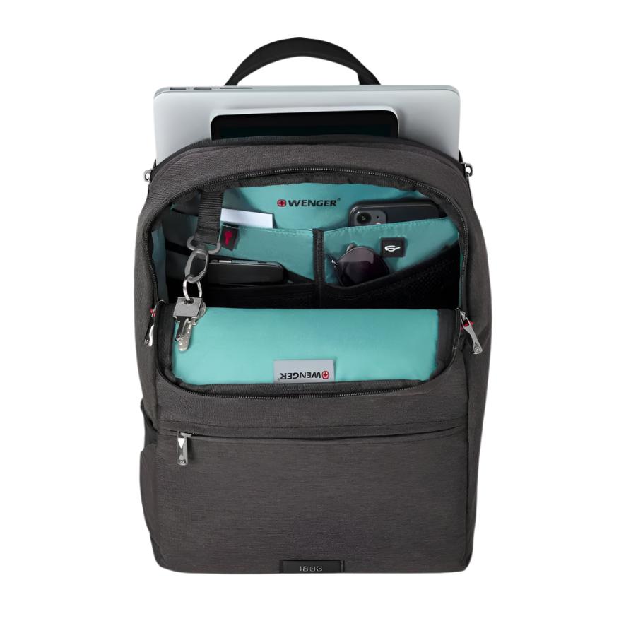 Wenger MX Reload Grey 14 Inch Laptop Backpack with SmartOrg SKU 611643