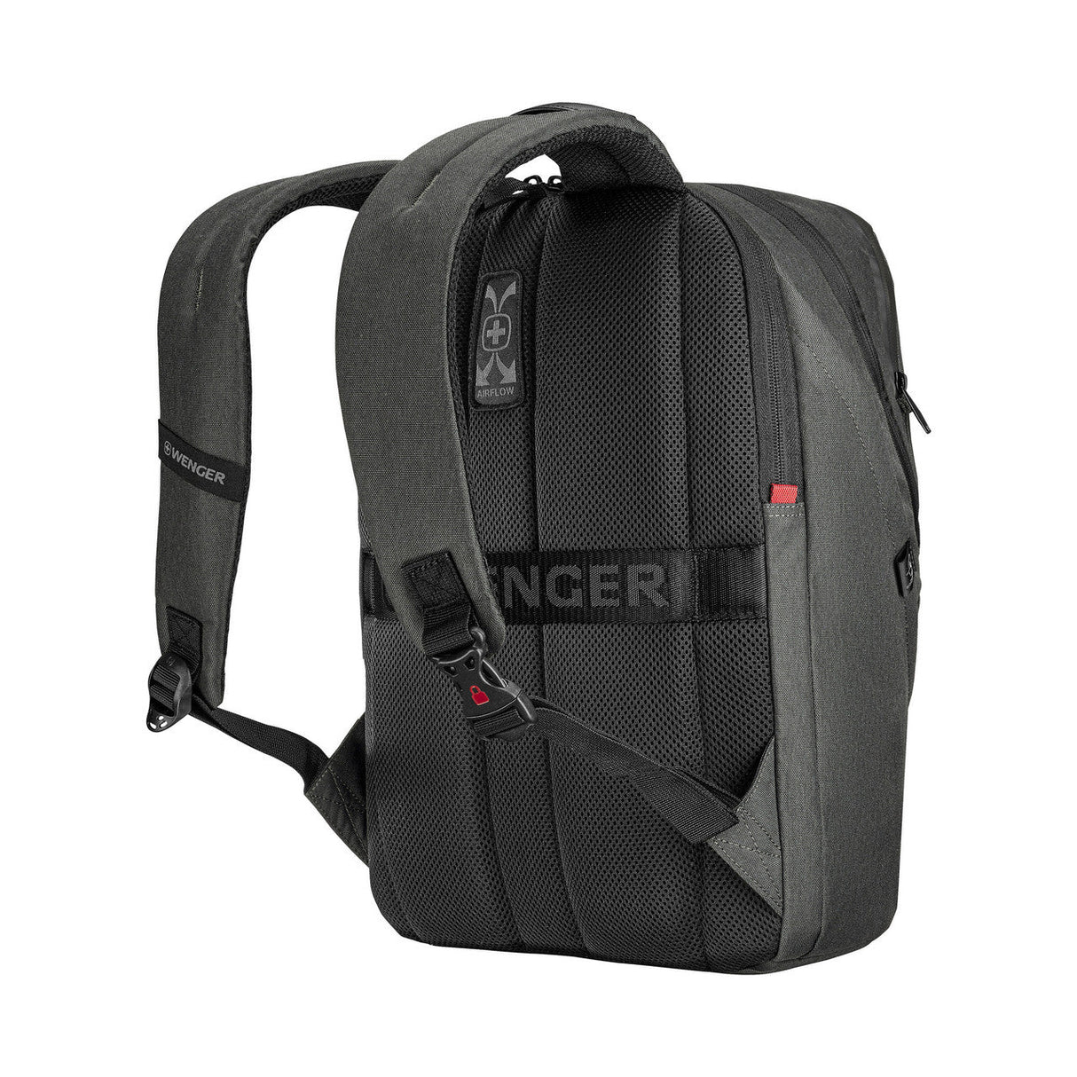 Wenger Eco Smart 16in Laptop Backpack Recycled Charcoal 612262
