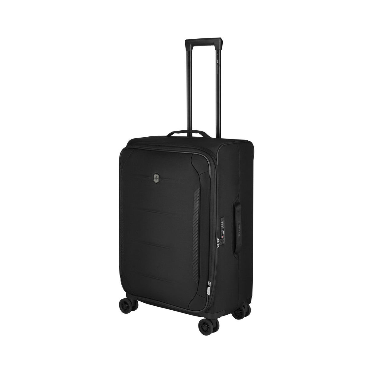 Victorinox Recycled PET Medium Travel Case Black Four-Wheel 612420