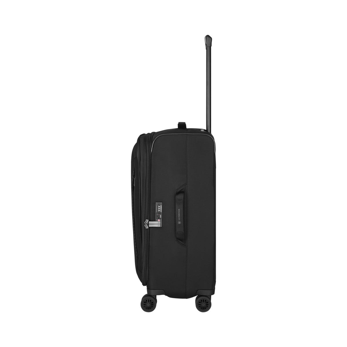 Victorinox Recycled PET Medium Travel Case Black Four-Wheel 612420