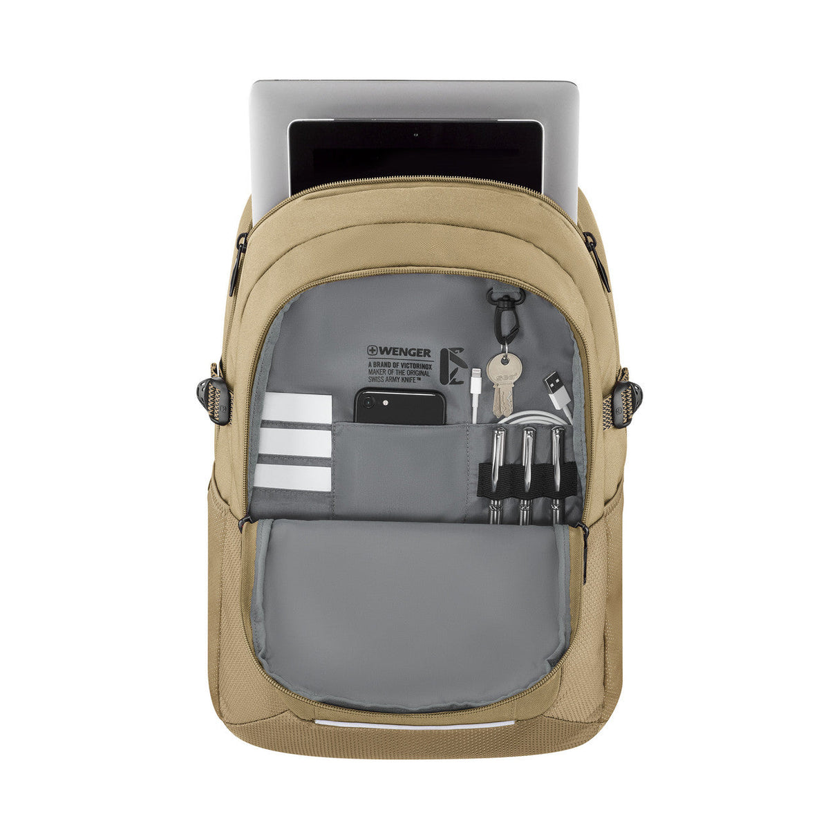 Wenger Eco Ryde 16 Inch Laptop Backpack Beige 24L SKU 653185