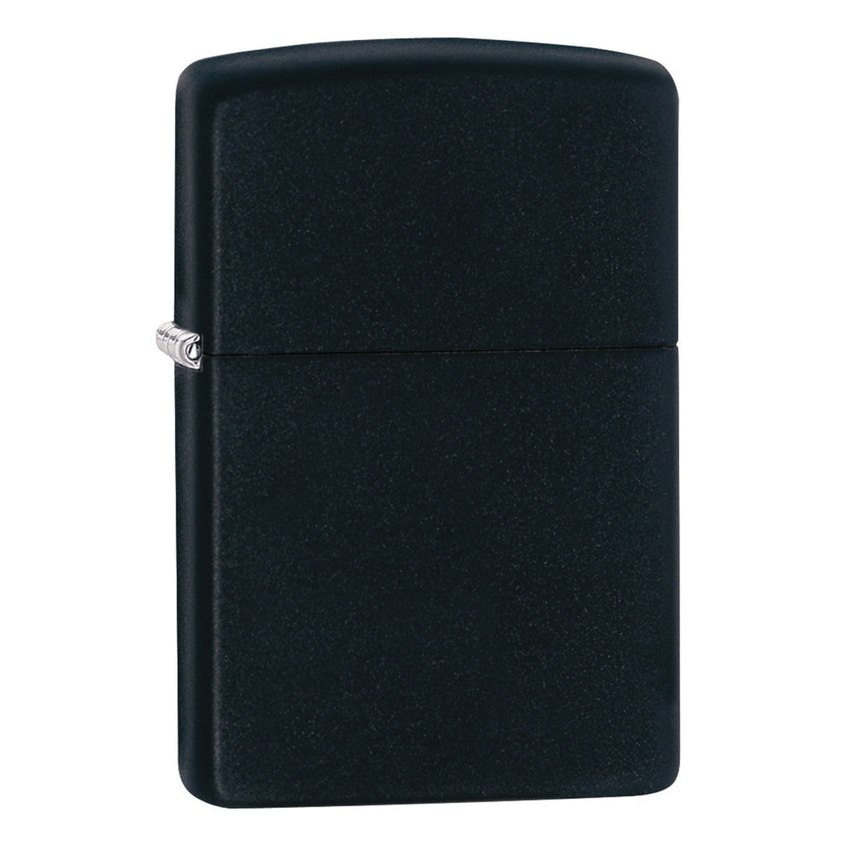 Black matte Zippo lighter.