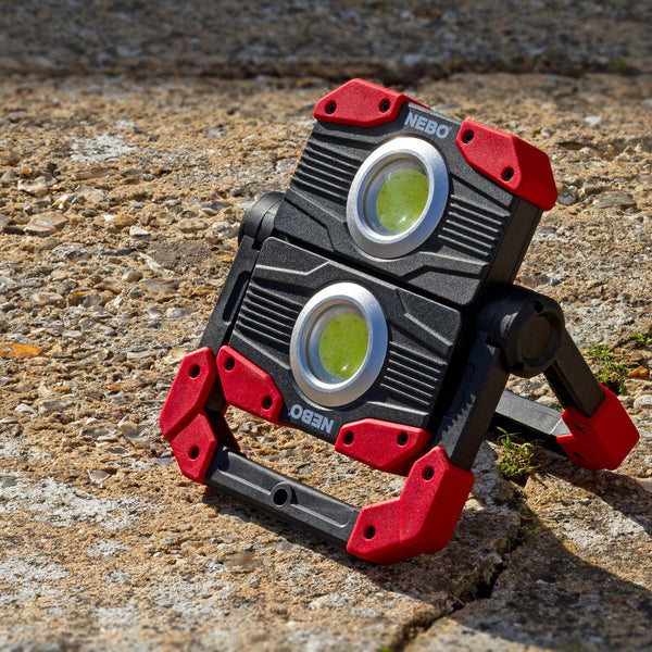 NEBO Rechargeable 2000 Lumen Work Light with Power Bank 89572B