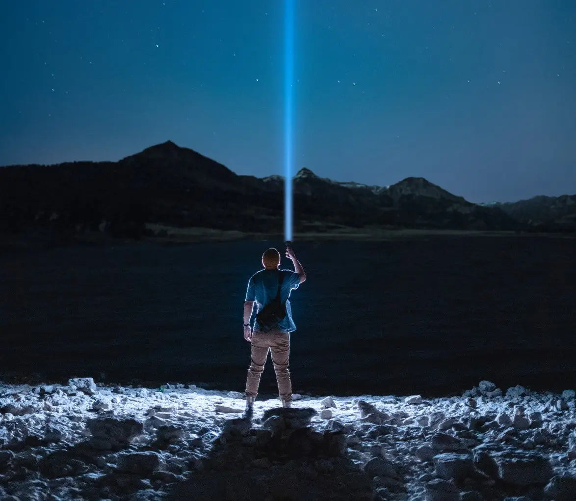 Bold orange text spelling ’NEBO’ on a dark blue background.