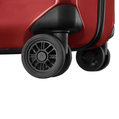 Wheels of a suitcase or luggage.