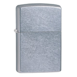 Classic Zippo lighter with a brushed silver finish.