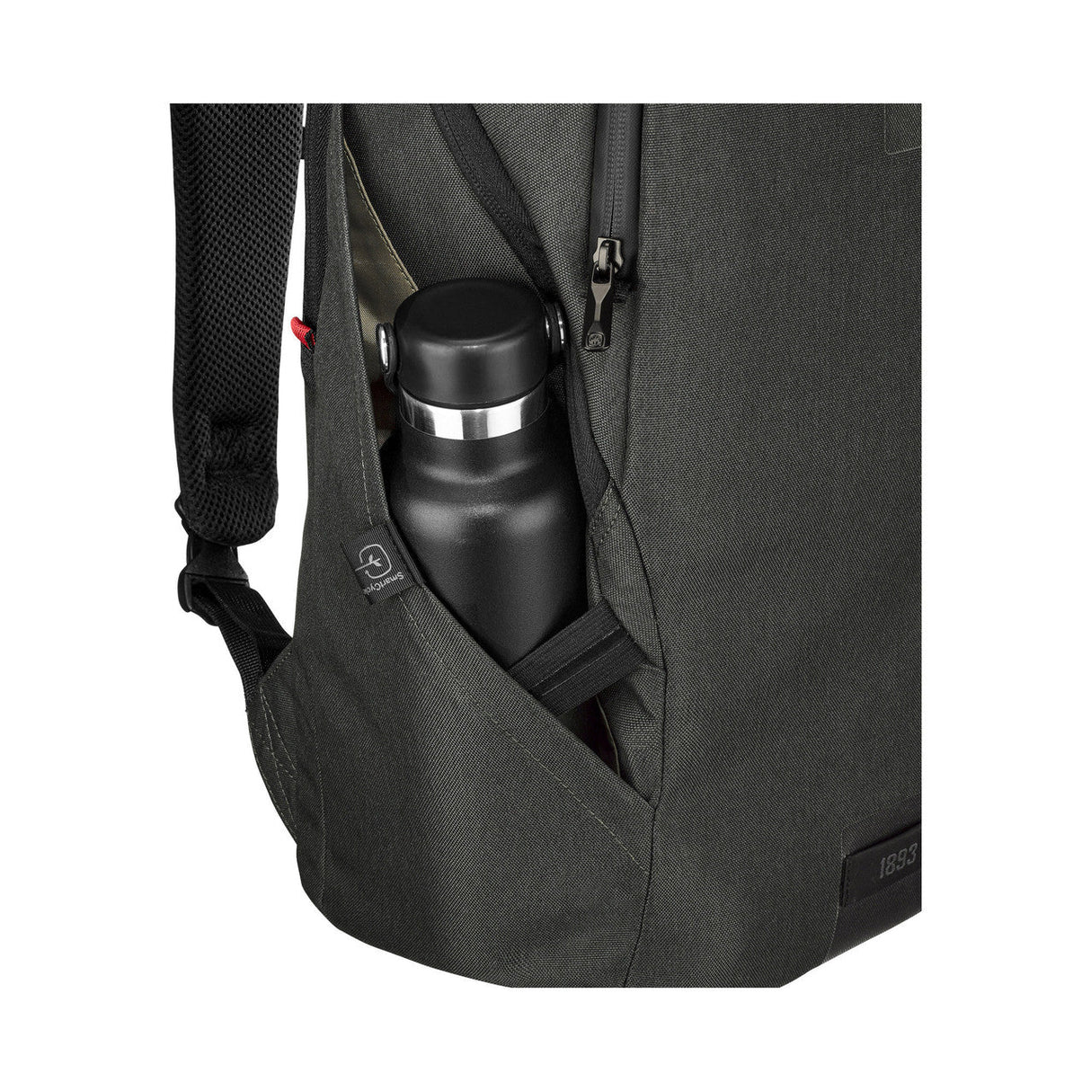 Wenger Eco Smart 16in Laptop Backpack Recycled Charcoal 612262