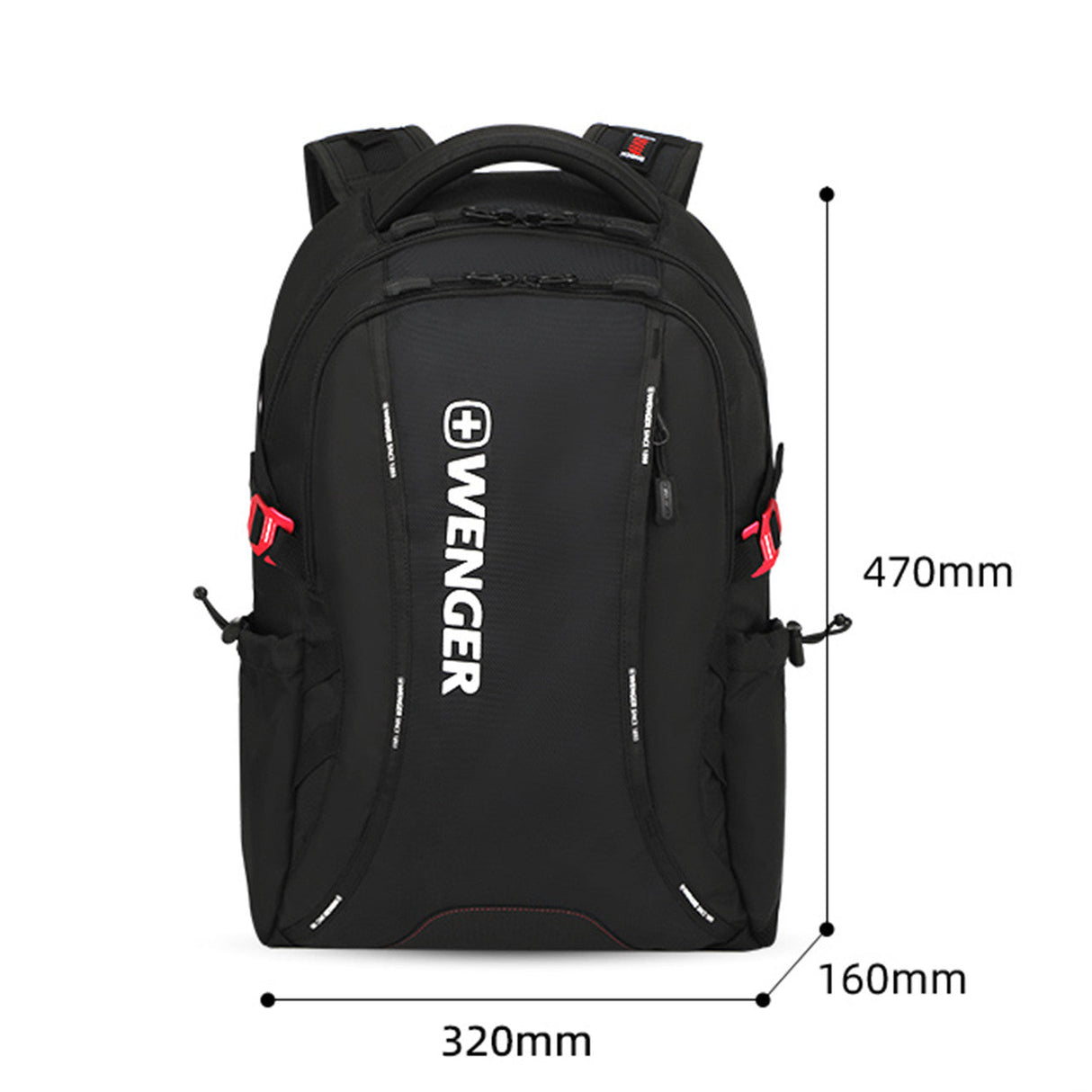 Wenger 15.6in Laptop Backpack Water-Resistant Comfort 612291