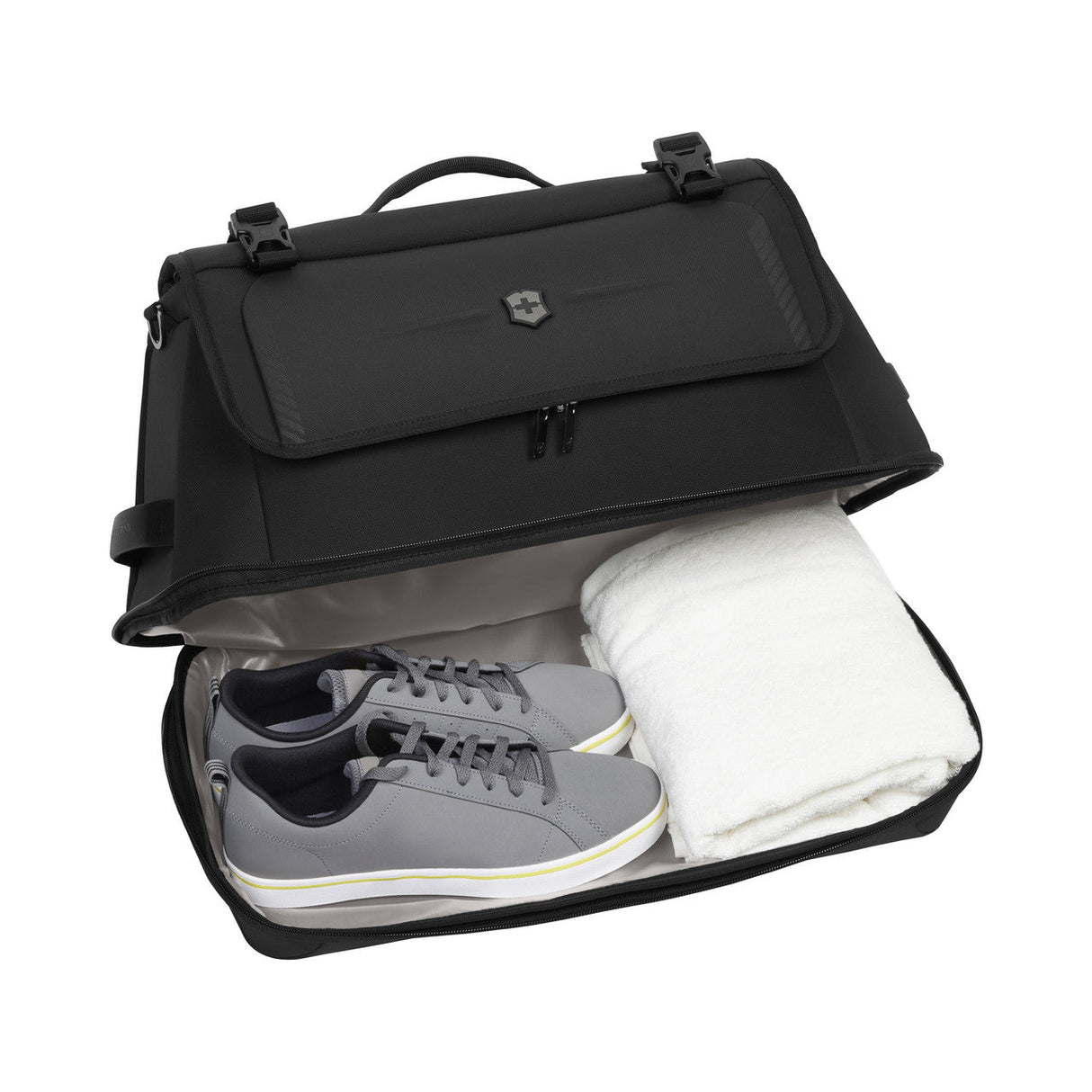 Victorinox Sustainable Black Duffel Versatile 37L Lightweight 612424