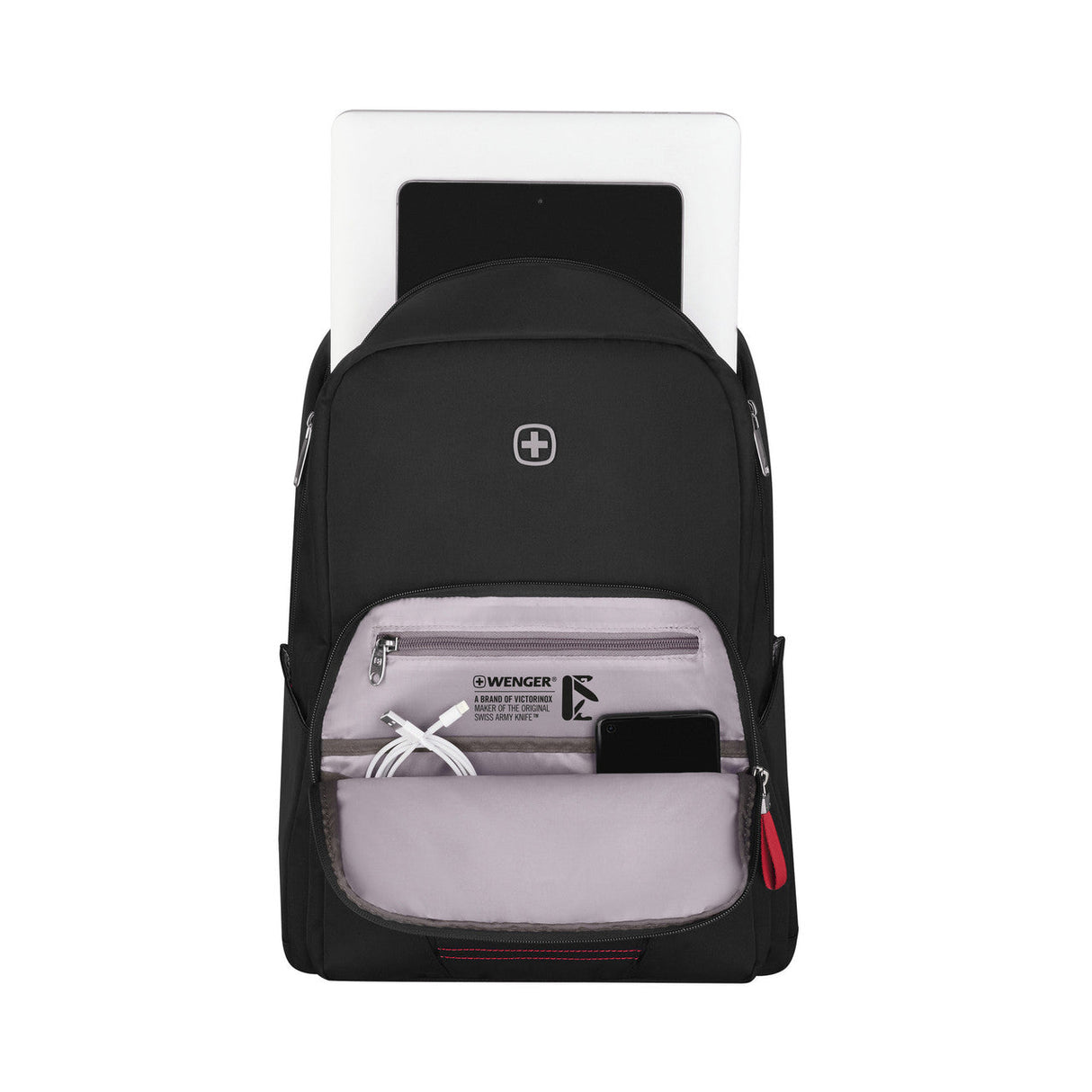 WENGER Motion Everyday Laptop Backpack Black 15.6 Inch SKU 612545