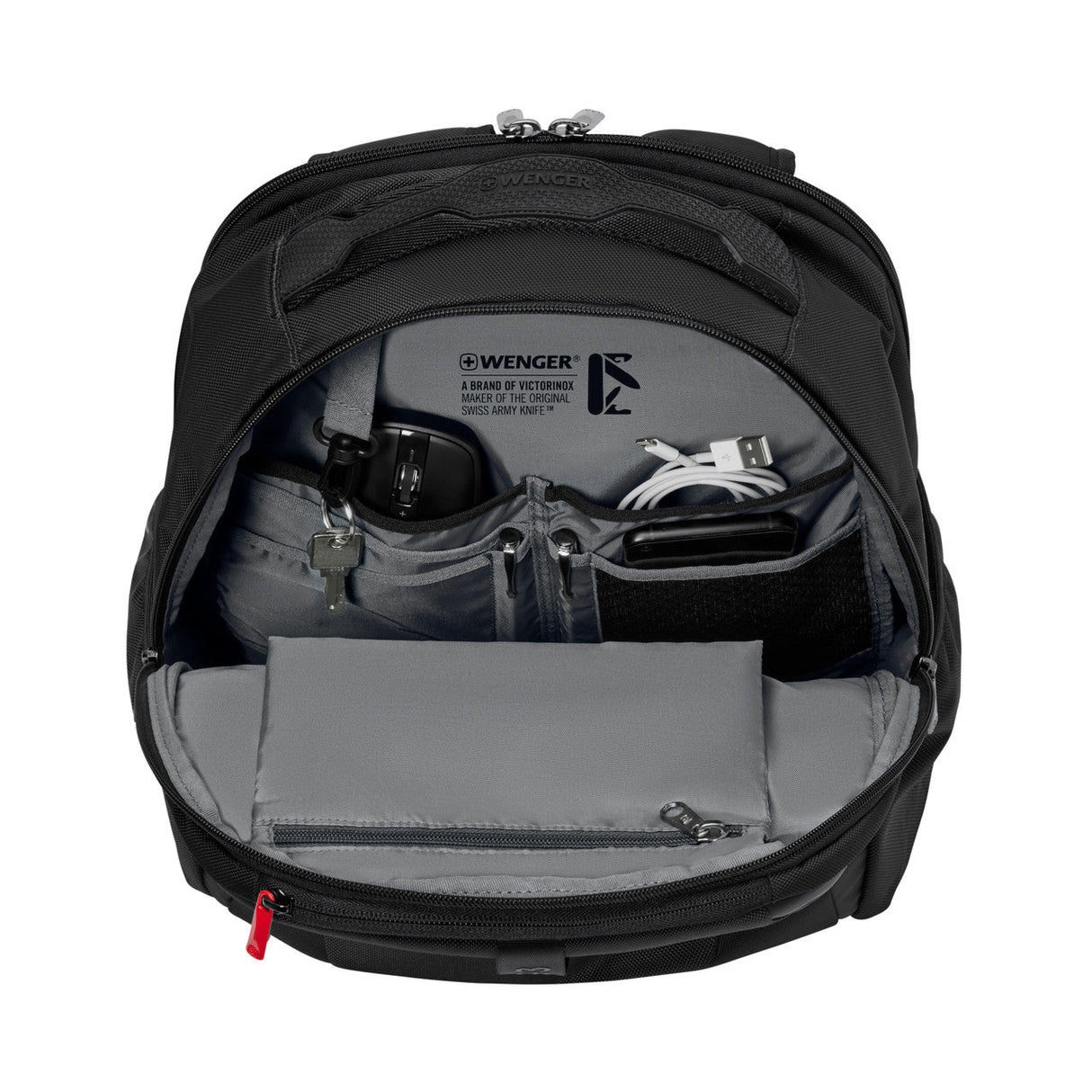 Wenger Sustainable 15.6 Inch Black Laptop Backpack Professional 612739