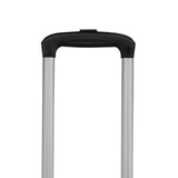Telescoping handle of a suitcase or luggage.