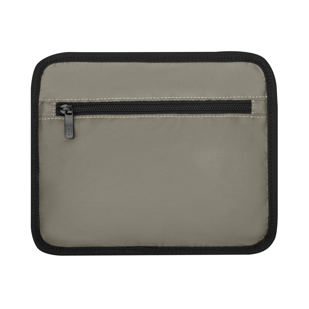 Padded sleeve or case with a zippered front pocket, likely for a tablet or small laptop.
