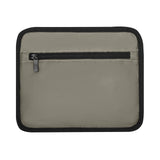 Padded sleeve or case with a zippered front pocket, likely for a tablet or small laptop.