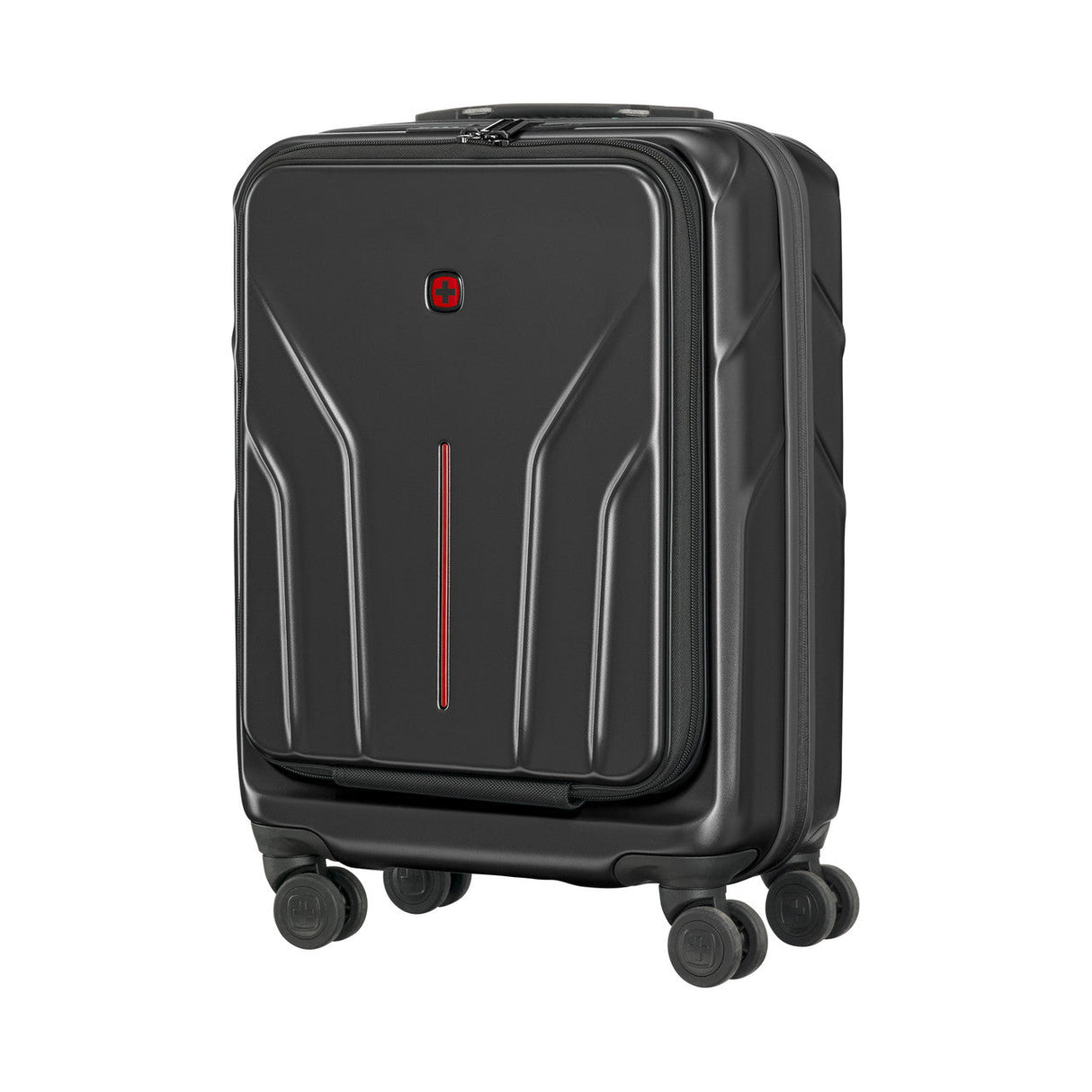 Wenger Amplix Hardside Carry-on with USB Ports Black SKU 653323