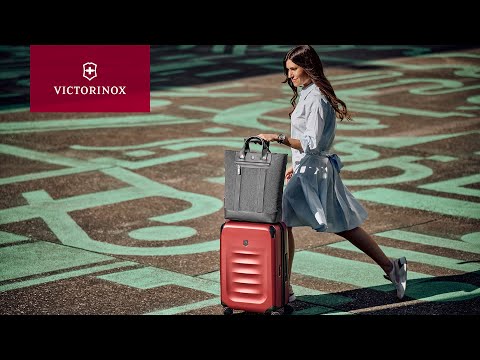 Victorinox Sustainable Red Travel Trunk with Wheels 611764
